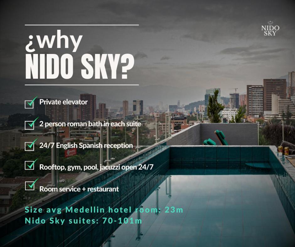 Апарт отель Nido Sky Медельин Экстерьер фото